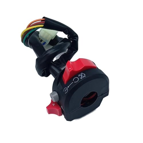 22mm 7/8 "Motorrad -Lenkerschalter Controller kompatibel mit ATV -Scooter -Motorrad -Scheinwerferstart -Tötungs -Töten -Lichtschalter von COMODO