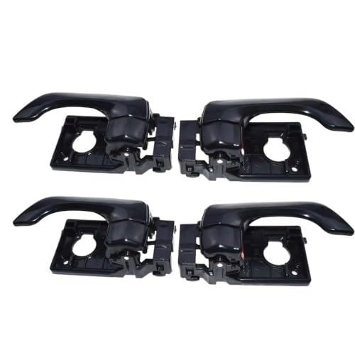 COMODO Innentürgriff kompatibel mit Optima Magentis 2006 2010 Fahrerseite links oder rechts 1 2 oder 4 Stück schwarze silberne Farbe für 2,4 l 2,7 l Motormodelle(Schwarz) von COMODO