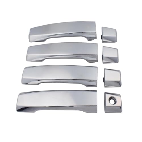 Chrom Außen -Türgriff Set 1 2 oder 4 Stcs vorne hinten links rechts kompatibel mit 5.0L 5.6L -Modellen Passend 80647ZC00A Ersatzteil(Vorne hinten 4 PCs) von COMODO