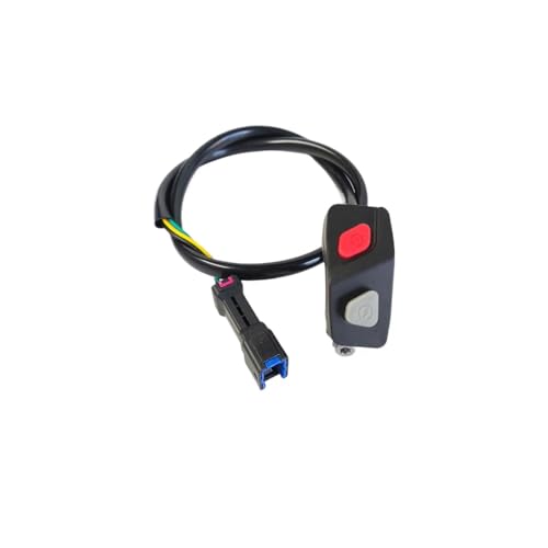 Motorrad -Lenkerschaltermotor -Taste Elektrischer Controller Ein Off -Stecker Multi -Funktion kompatibel mit verschiedenen Modellen von COMODO