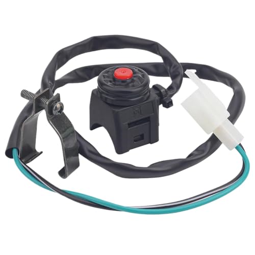 Universeller Motorrad -Lenkschalter 7/8 22 mm kompatibel mit den meisten Fahrrädern Kill Stop Switch Horn -Taste Set(1 set) von COMODO