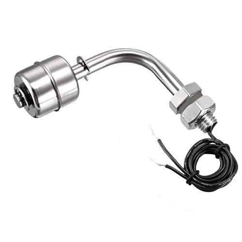 COMOK Wasserwaage mit Sensor, 10 mm Gewinde, 90 Grad, Edelstahl von COMOK