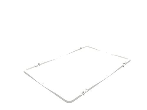 Karton EU Scharnierdeckel für Euroboxen 60x40 cm weiß Deckel lebensmittelecht Eurobehälter Transportbox Lagerbox Behälter Lagerkiste Stapelbox von COMOYA