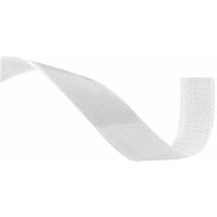 Weißes, kompaktes Klettband für Männer, 20 mm x 25 m von COMPACT
