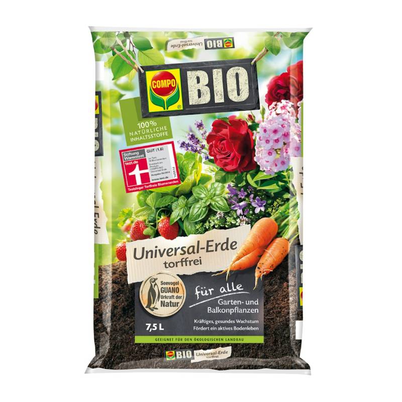 COMPO BIO Universal-Erde torffrei 7,5 L von COMPO