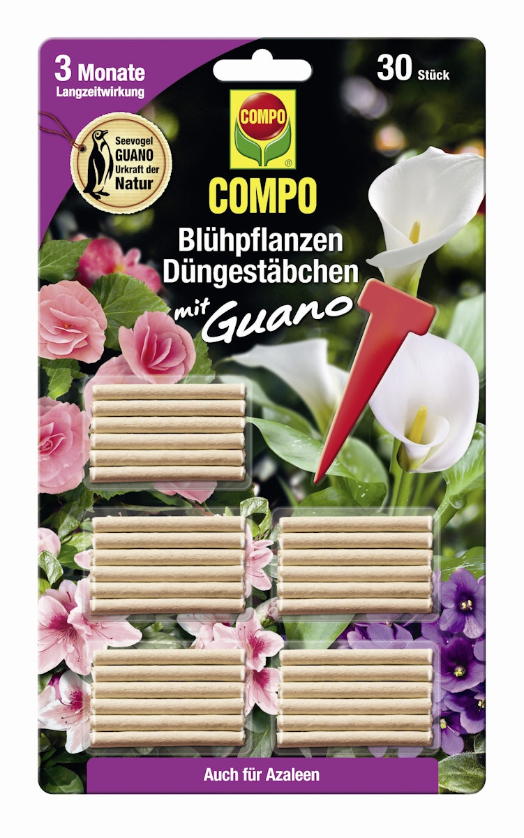 COMPO Blühpflanzen Düngestäbchen mit GUANO von COMPO