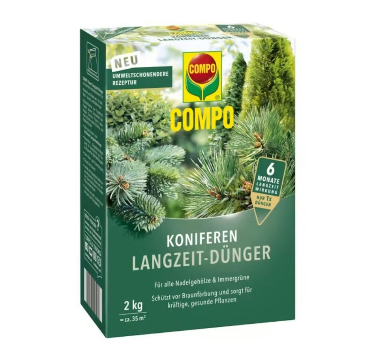 COMPO Koniferen Langzeit-Dünger 2 kg von COMPO