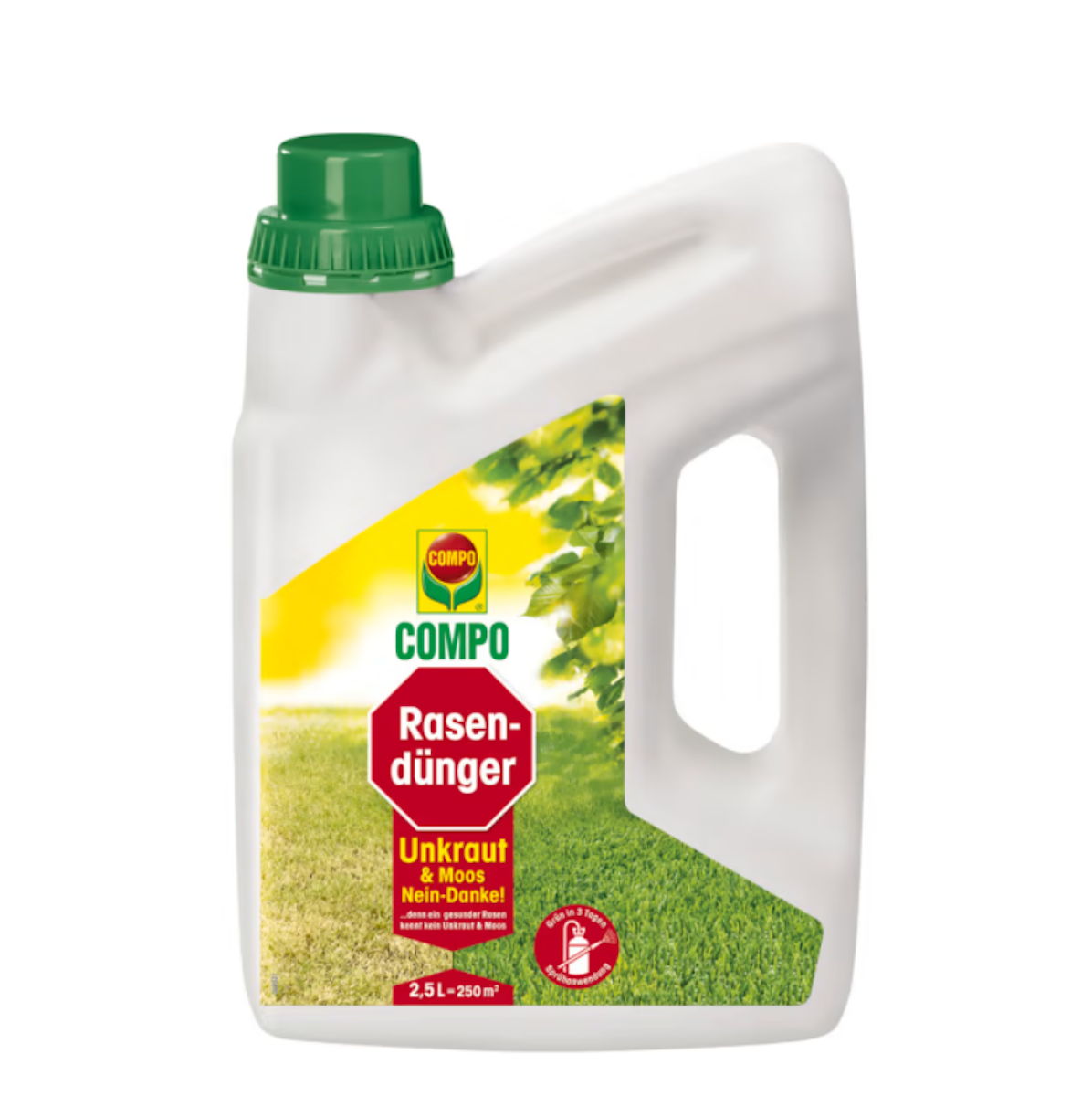 COMPO Rasendünger Unkraut & Moos Nein danke! 2,5l für 250 m² von COMPO