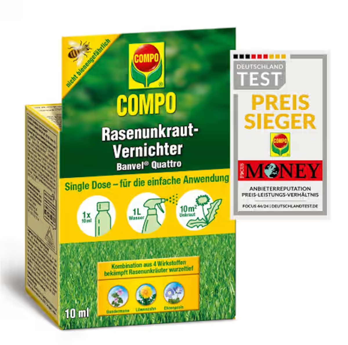 COMPO Rasenunkraut-Vernichter Banvel® Quattro 10 ml von COMPO