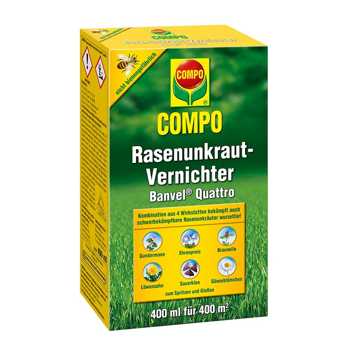 COMPO Rasenunkrautvernichter Banvel Quattro 400 ml COMPO Rasenunkrautvernichter Banvel Quattro 400 ml von COMPO