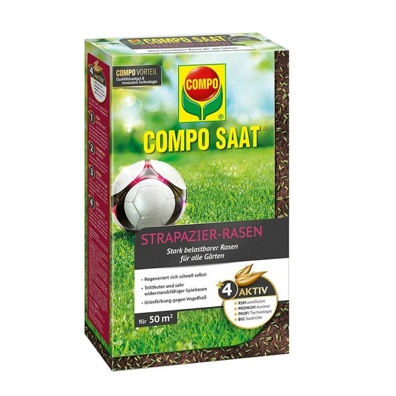COMPO SAAT® Strapazier-Rasen 1 kg für 50 m² von COMPO