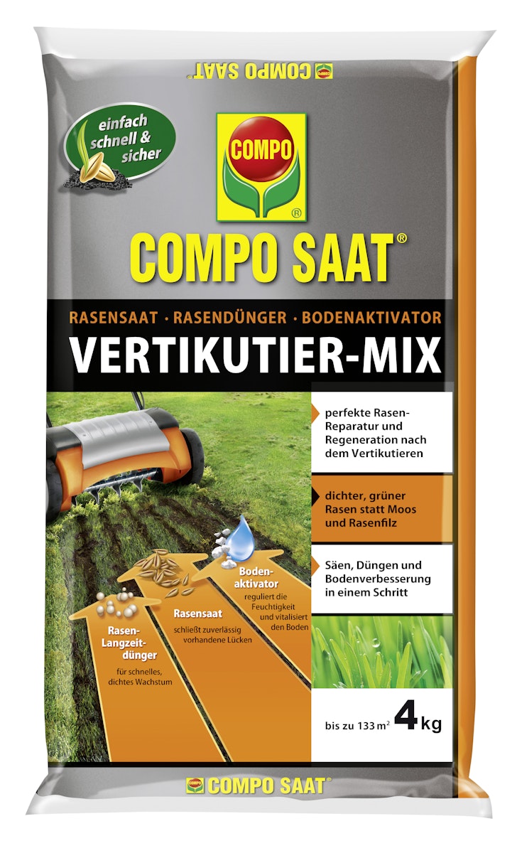 COMPO SAAT® Vertikutier-Mix 4 kg für bis zu 133 m² von COMPO