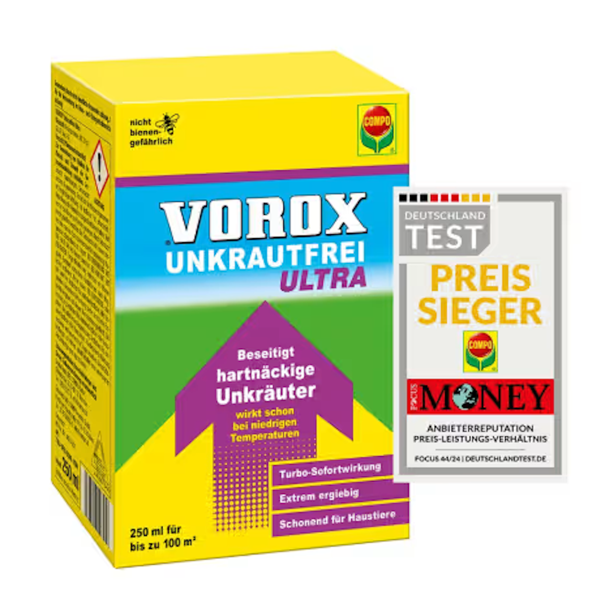 VOROX® Unkrautfrei Ultra 250 ml für 100 m² von COMPO