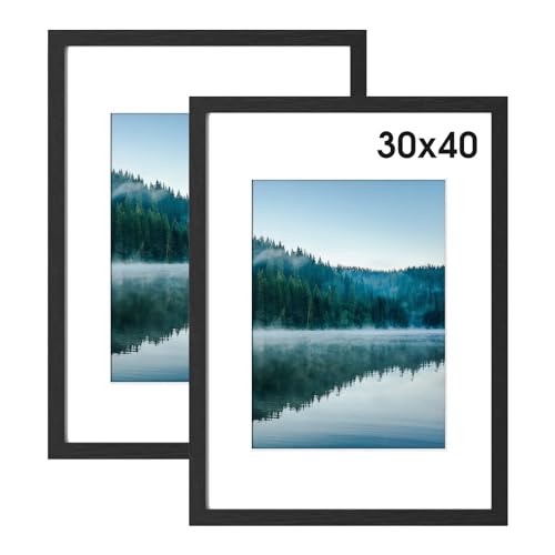COMPOLICY 2 Pack Bilderrahmen 30x40 Rahmen Mit 30X40 Bilderrahmen 30 X 40 Cm Schwarz Picture Frame Aufhängen Posterrahmen Für Fotos, Bilder, Poster COMPOLICY 2 Pack Bilderrahmen 30x40 Rahmen Mit 30X40 Bilderrahmen 30 X 40 Cm Schwarz Picture Frame Aufhängen Posterrahmen Für Fotos, Bilder, Poster von COMPOLICY