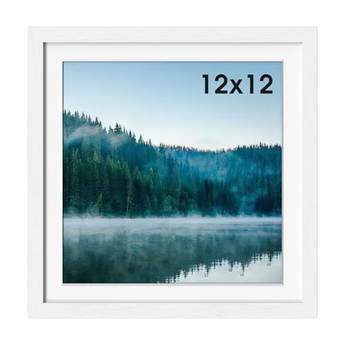 COMPOLICY Bilderrahmen 12x12inch Rahmen Mit 30.48X30.48cm Bilderrahmen 12 X 12 Weiß Picture Frame Aufhängen Posterrahmen Für Fotos, Bilder, Poster COMPOLICY Bilderrahmen 12x12inch Rahmen Mit 30.48X30.48cm Bilderrahmen 12 X 12 Weiß Picture Frame Aufhängen Posterrahmen Für Fotos, Bilder, Poster von COMPOLICY
