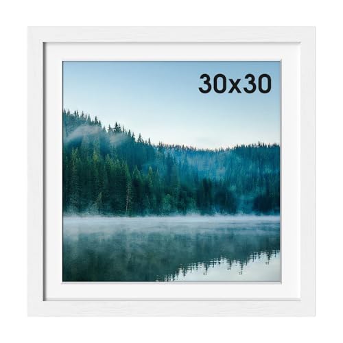 COMPOLICY Bilderrahmen 30x30 Rahmen Mit 30X30 Bilderrahmen 30 X 30 Cm Weiß Picture Frame Aufhängen Posterrahmen Für Fotos, Bilder, Poster COMPOLICY Bilderrahmen 30x30 Rahmen Mit 30X30 Bilderrahmen 30 X 30 Cm Weiß Picture Frame Aufhängen Posterrahmen Für Fotos, Bilder, Poster von COMPOLICY