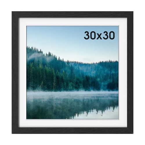 COMPOLICY Bilderrahmen 30x30 Rahmen Mit 30X30 Bilderrahmen 30 X 30 Cm Schwarz Picture Frame Aufhängen Posterrahmen Für Fotos, Bilder, Poster COMPOLICY Bilderrahmen 30x30 Rahmen Mit 30X30 Bilderrahmen 30 X 30 Cm Schwarz Picture Frame Aufhängen Posterrahmen Für Fotos, Bilder, Poster von COMPOLICY