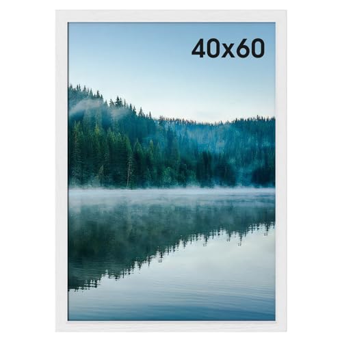 COMPOLICY Bilderrahmen 40x60 Rahmen Mit 40X60 Bilderrahmen 40 X 60 Cm Weiß Picture Frame Aufhängen Posterrahmen Für Fotos, Bilder, Poster COMPOLICY Bilderrahmen 40x60 Rahmen Mit 40X60 Bilderrahmen 40 X 60 Cm Weiß Picture Frame Aufhängen Posterrahmen Für Fotos, Bilder, Poster von COMPOLICY