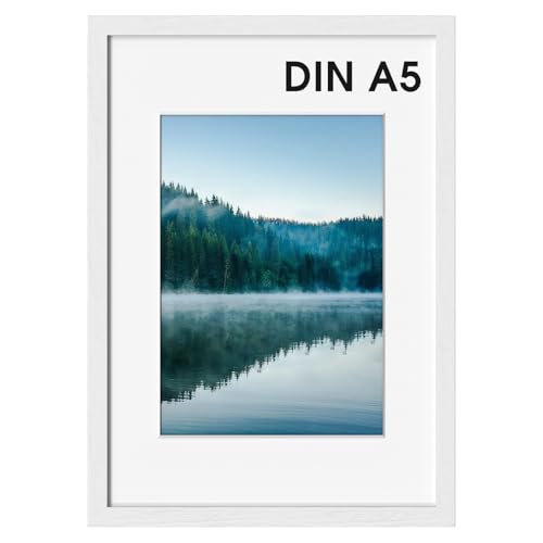 COMPOLICY Bilderrahmen A5 Weiß Picture Frame Din A5 Rahmen Mit 14.8 X 21 Weiss Collage 14.8X21 Posterrahmen Für Fotos, Bilder, Poster COMPOLICY Bilderrahmen A5 Weiß Picture Frame Din A5 Rahmen Mit 14.8 X 21 Weiss Collage 14.8X21 Posterrahmen Für Fotos, Bilder, Poster von COMPOLICY