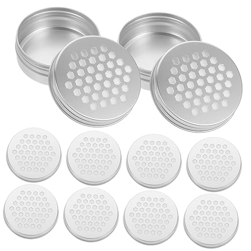 COMPUKAS 10 Stück Teiliges Aluminium Aroma Diffuser Luftdichte Duftbox mit Löchern Korrosionsbeständig Kompakt für Raumluft Hunde Dufttraining Langlebiger Aromatherapie Halter COMPUKAS 10 Stück Teiliges Aluminium Aroma Diffuser Luftdichte Duftbox mit Löchern Korrosionsbeständig Kompakt für Raumluft Hunde Dufttraining Langlebiger Aromatherapie Halter von COMPUKAS