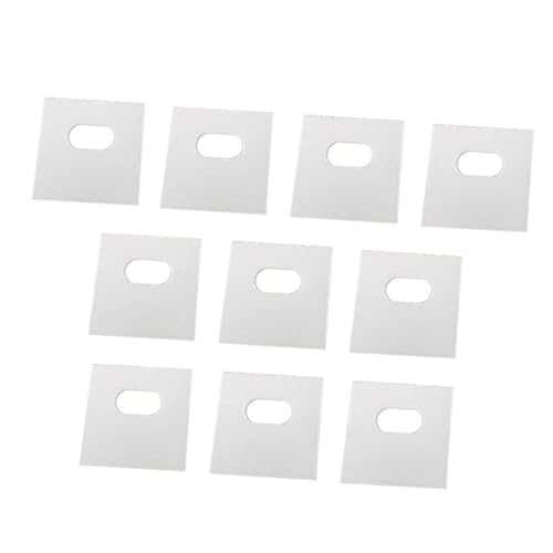 COMPUKAS 10 Stück Teiliges Pom Senkrecht Jalousien Repair Clips Selbstklebend Hitzebeständige Reparaturaufkleber für Jalousien Transparent Langlebig und Leicht Tragbar von COMPUKAS