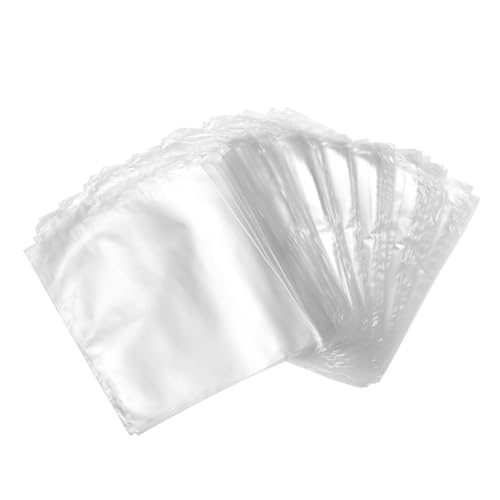 COMPUKAS 100 Stück Transparente Pof Schrumpffolie Beutel Hitzeempfindlich Schrumpfverpackung für Seifen Badebomben DIY Bastelprojekte Schutz und Professionelle Präsentation von COMPUKAS