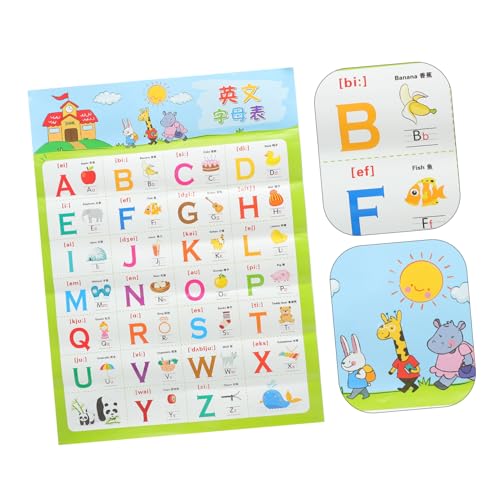 COMPUKAS 2 Blätter Wandaufkleber Alphabet Selbstklebend Bunte Buchstaben Lernposter für Babyzimmer Frühkindliche Bildung Dekoratives PVC Wandbild COMPUKAS 2 Blätter Wandaufkleber Alphabet Selbstklebend Bunte Buchstaben Lernposter für Babyzimmer Frühkindliche Bildung Dekoratives PVC Wandbild von COMPUKAS