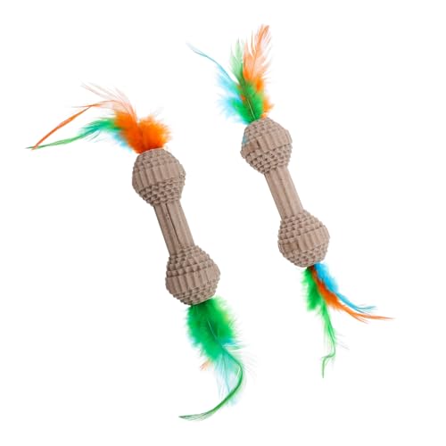 COMPUKAS 2 Stück Katzenspielzeug mit Wellpappe und Federn Interaktives Kratzspielzeug für Katzen Leichtes Indoor Beschäftigung und Natürlicher Instinkte COMPUKAS 2 Stück Katzenspielzeug mit Wellpappe und Federn Interaktives Kratzspielzeug für Katzen Leichtes Indoor Beschäftigung und Natürlicher Instinkte von COMPUKAS