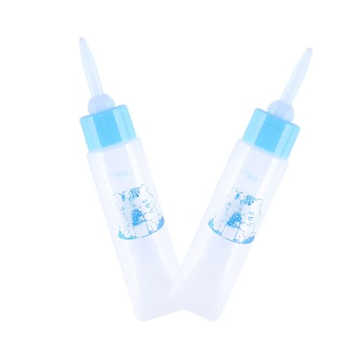 COMPUKAS 2 Stück Kleine Haustier Fütterungsflaschen mit Sichere Kunststoff und Silikonmilchflaschen für Kätzchen Welpen und Neugeborene Kleintiere und Praktisch für Zuhause COMPUKAS 2 Stück Kleine Haustier Fütterungsflaschen mit Sichere Kunststoff und Silikonmilchflaschen für Kätzchen Welpen und Neugeborene Kleintiere und Praktisch für Zuhause von COMPUKAS