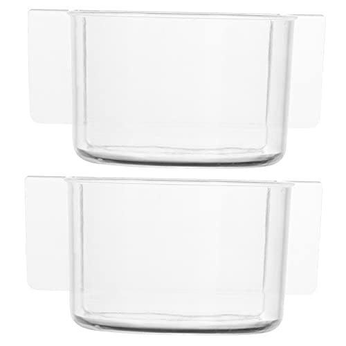 COMPUKAS 2 Stücke Vogelfutterspender Teiliges Transparent Robust für Vogelkäfig Papageien Futterbox Futterstation Wildvögel Geeignet Langlebig Bpa Freies Kunststoffmaterial COMPUKAS 2 Stücke Vogelfutterspender Teiliges Transparent Robust für Vogelkäfig Papageien Futterbox Futterstation Wildvögel Geeignet Langlebig Bpa Freies Kunststoffmaterial von COMPUKAS