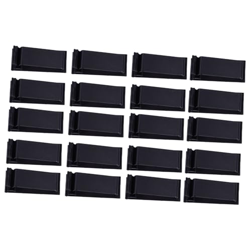 COMPUKAS 20 Stück Teiliges Selbstklebendes Kabelclip aus Strapazierfähigem Nylon Kabelhalter für Computer Tv USB und Stromkabel Vielseitig für Büro Zuhause und Auto Einfache Kabelführung von COMPUKAS
