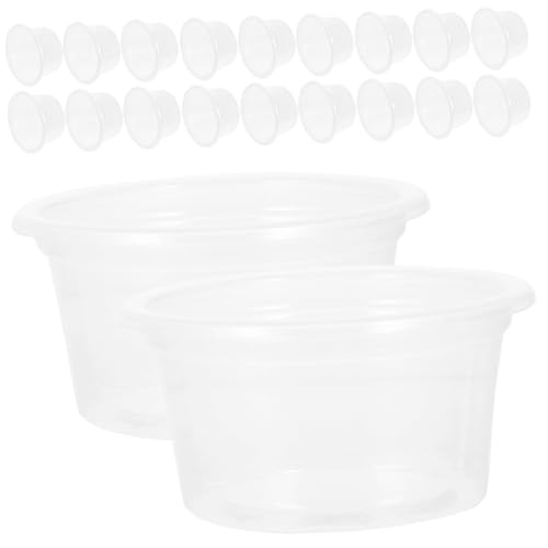 COMPUKAS 20 Stück Teiliges Transparentes Reptilienschälchen Verschüttsicher Verschleißfest Kompakt Vielseitig für Echsen Geckos Bartagamen und Kleine Terrarientiere Praktischer Wassernapf COMPUKAS 20 Stück Teiliges Transparentes Reptilienschälchen Verschüttsicher Verschleißfest Kompakt Vielseitig für Echsen Geckos Bartagamen und Kleine Terrarientiere Praktischer Wassernapf von COMPUKAS