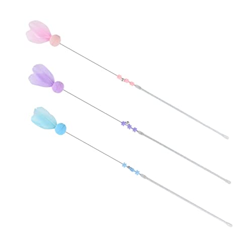 COMPUKAS 3 Stück Teiliges Interaktives Katzenspielzeug Leichte und Flexible Katzenangel mit Bunten Federn Fördert Spielerische Bewegung und Gesundes Beißen für Kätzchen und Erwachsene COMPUKAS 3 Stück Teiliges Interaktives Katzenspielzeug Leichte und Flexible Katzenangel mit Bunten Federn Fördert Spielerische Bewegung und Gesundes Beißen für Kätzchen und Erwachsene von COMPUKAS