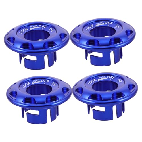 COMPUKAS 4 Stück Teiliges Aluminium Zündschloss Abdeckungen Motorrad Zündschlüssel Schutzkappe mit Push-button Start Wetterfeste Zündschlossabdeckung für Einfache Montage und Verbesserte COMPUKAS 4 Stück Teiliges Aluminium Zündschloss Abdeckungen Motorrad Zündschlüssel Schutzkappe mit Push-button Start Wetterfeste Zündschlossabdeckung für Einfache Montage und Verbesserte von COMPUKAS