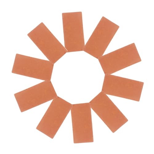 COMPUKAS 40 Stück Teiliges Miniatur Ziegelstein Garten und Landschaftsziegel für DIY Mikrolandschaften Puppenhaus Dekoration Kreative Mini Kunststein Bausteine für Modellbau von COMPUKAS