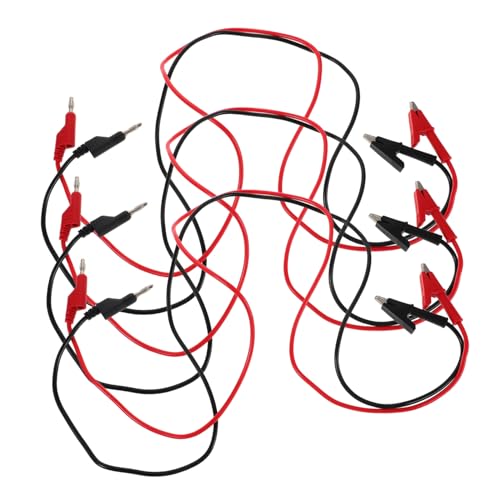 COMPUKAS 6 Stück Teiliges Alligator klemmen Bananenstecker testkabel Stabile Stromversorgung Präzise Labornetzgerät Kompatibel Langlebige Prüfleitung für Elektrische Messgeräte COMPUKAS 6 Stück Teiliges Alligator klemmen Bananenstecker testkabel Stabile Stromversorgung Präzise Labornetzgerät Kompatibel Langlebige Prüfleitung für Elektrische Messgeräte von COMPUKAS