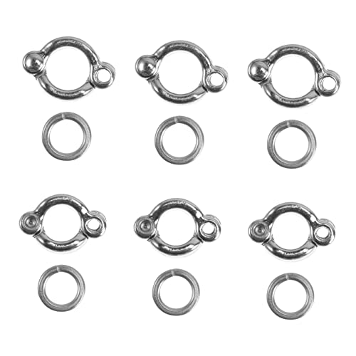 COMPUKAS 6 Stück Teiliges Parrot Fußringe U Förmiges Design aus Rostfreiem Edelstahl Leichte Vogel Beinringe für Papageien Wellensittiche Nymphensittiche Langlebige und Sichere Fußketten COMPUKAS 6 Stück Teiliges Parrot Fußringe U Förmiges Design aus Rostfreiem Edelstahl Leichte Vogel Beinringe für Papageien Wellensittiche Nymphensittiche Langlebige und Sichere Fußketten von COMPUKAS