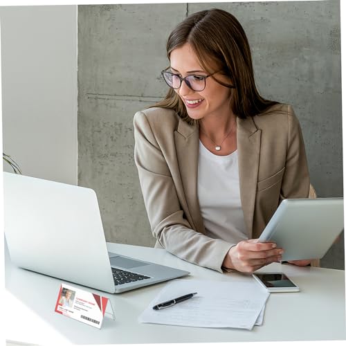 COMPUKAS Tischkartenhalter 6 Stück Transparent für Konferenzen Hochzeiten Namensschilder COMPUKAS Tischkartenhalter 6 Stück Transparent für Konferenzen Hochzeiten Namensschilder von COMPUKAS