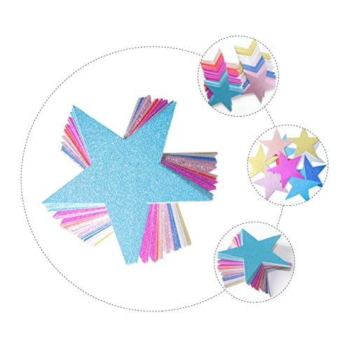 COMPUKAS 80 Stück Teiliges Papier-Stern Deko Glitzernde Bunte Fünfecksterne Vielseitig für Geburtstagsfeier Klassenzimmer Heimdekoration Sicherer Hochwertiger Bastelpapier Schmuck COMPUKAS 80 Stück Teiliges Papier-Stern Deko Glitzernde Bunte Fünfecksterne Vielseitig für Geburtstagsfeier Klassenzimmer Heimdekoration Sicherer Hochwertiger Bastelpapier Schmuck von COMPUKAS