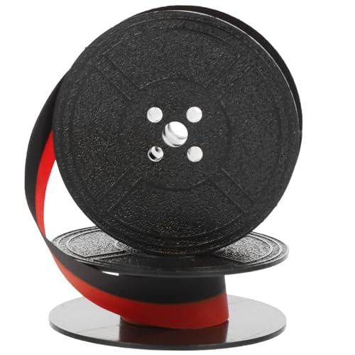 COMPUKAS Farbband Schreibmaschine Nylon Wear Typenband Rot Schwarz Doppelspule Ersatzband für Klassische Schreibmaschinen Einfache Installation Langlebig und Praktisch COMPUKAS Farbband Schreibmaschine Nylon Wear Typenband Rot Schwarz Doppelspule Ersatzband für Klassische Schreibmaschinen Einfache Installation Langlebig und Praktisch von COMPUKAS