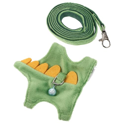 COMPUKAS Ferret Harness mit Verstellbarem Geschirr und Langlebiger Leine Cartoon Dinosaurier Design für Kleine Haustiere Bequemes Robustes und Flexibles Geschirr mit Zufällige Farbe COMPUKAS Ferret Harness mit Verstellbarem Geschirr und Langlebiger Leine Cartoon Dinosaurier Design für Kleine Haustiere Bequemes Robustes und Flexibles Geschirr mit Zufällige Farbe von COMPUKAS