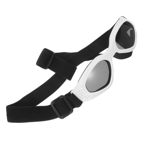 COMPUKAS Foldbare Hundebrille mit Verstellbarem Band wasserdichte Hundesonnenbrille für Mittelgroße Rassen Uv Schutz Haustierbrille Wind und Regenfest Modisches Accessoire für Strand COMPUKAS Foldbare Hundebrille mit Verstellbarem Band wasserdichte Hundesonnenbrille für Mittelgroße Rassen Uv Schutz Haustierbrille Wind und Regenfest Modisches Accessoire für Strand von COMPUKAS