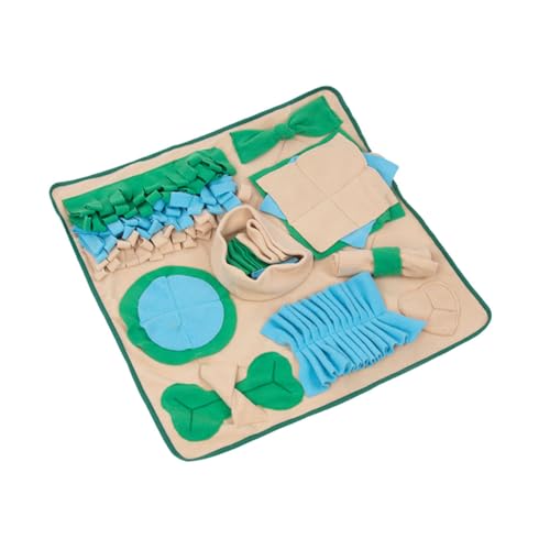 COMPUKAS Hundeschnüffelteppich Große Futtermatte Langsam Fressend Fördert Suchinstinkt und Zahnpflege rutschfest Robust Vielseitig für Fütterung Spiel und Training Geeignet von COMPUKAS