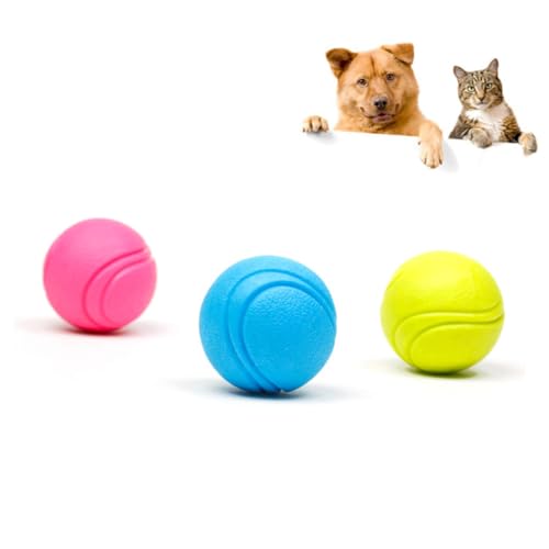 COMPUKAS Hundespielzeug Kauspielzeug Robustes Hundeball Tennisballform Zähne für Welpen Kleine bis Mittlere Hunde Interaktives Beißspielzeug Langlebig und Sicher Zufällige Zufällige Farbe COMPUKAS Hundespielzeug Kauspielzeug Robustes Hundeball Tennisballform Zähne für Welpen Kleine bis Mittlere Hunde Interaktives Beißspielzeug Langlebig und Sicher Zufällige Zufällige Farbe von COMPUKAS