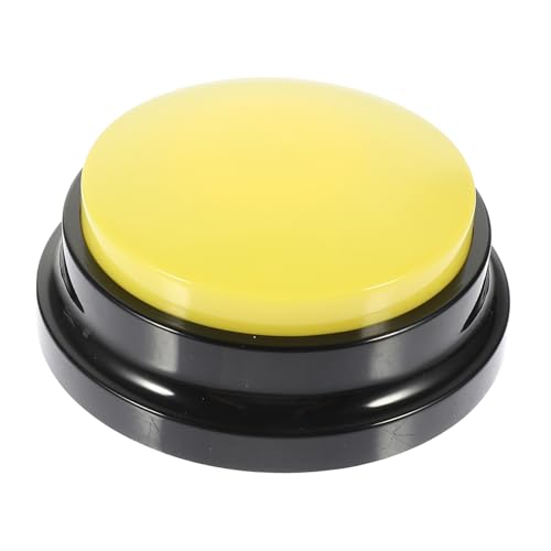 COMPUKAS Interaktiver Haustier Button mit Aufnahmefunktion Lustiger Hundeknopf für Kommunikation und Training Robuster Gelber Sprachknopf zur Verhaltensförderung bei Hunden und Katzen COMPUKAS Interaktiver Haustier Button mit Aufnahmefunktion Lustiger Hundeknopf für Kommunikation und Training Robuster Gelber Sprachknopf zur Verhaltensförderung bei Hunden und Katzen von COMPUKAS