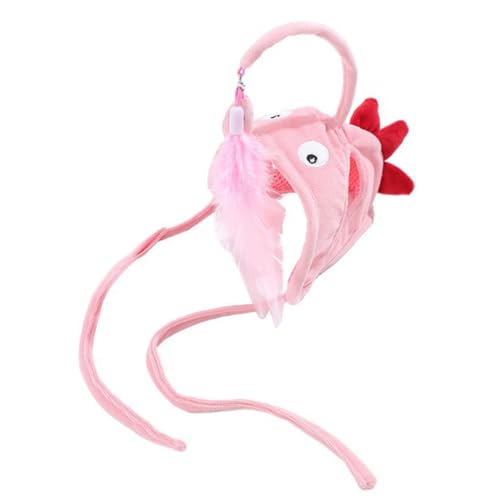 COMPUKAS Interaktives Katzenspielzeug mit Tragbarem Lampenfisch Kopf in Selbstunterhaltendes Indoor Beschäftigung und Bewegung für Wohnungskatzen COMPUKAS Interaktives Katzenspielzeug mit Tragbarem Lampenfisch Kopf in Selbstunterhaltendes Indoor Beschäftigung und Bewegung für Wohnungskatzen von COMPUKAS