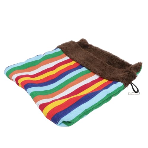 COMPUKAS Kleintier Schlafsack Hängend Warme Schlafhöhle Mit Doppellagiger PP Baumwollfüllung Für Hamster Und Kleine Haustiere Waschbar Und Winddicht COMPUKAS Kleintier Schlafsack Hängend Warme Schlafhöhle Mit Doppellagiger PP Baumwollfüllung Für Hamster Und Kleine Haustiere Waschbar Und Winddicht von COMPUKAS