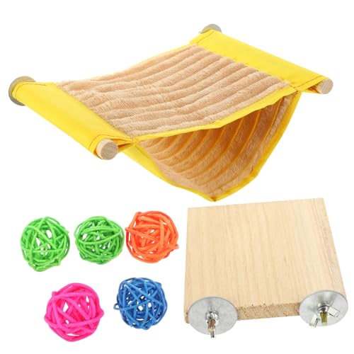 COMPUKAS Meerschweinchen Hängematte Stabiles Kuschelbett und Kletterbrett für Haustiere Sicherer Schlafplatz und Ruheplatz für Kaninchen Hamster Chinchilla COMPUKAS Meerschweinchen Hängematte Stabiles Kuschelbett und Kletterbrett für Haustiere Sicherer Schlafplatz und Ruheplatz für Kaninchen Hamster Chinchilla von COMPUKAS