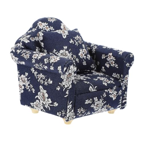 COMPUKAS Miniatur Sofa Modell Kleintier Schlafplatz Dekoratives Hamster Nest Sitzmöbel für Kleine Haustiere Wie Hamster und Frettchen Vielseitiges Miniaturspielzeug und Deko für Puppenhaus von COMPUKAS