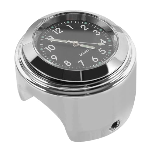 COMPUKAS Motorradlenker Uhr Aluminiumlegierung Staubdicht Quarzuhr Temperaturanzeige Lenkeruhr für Motorrad Montageset COMPUKAS Motorradlenker Uhr Aluminiumlegierung Staubdicht Quarzuhr Temperaturanzeige Lenkeruhr für Motorrad Montageset von COMPUKAS